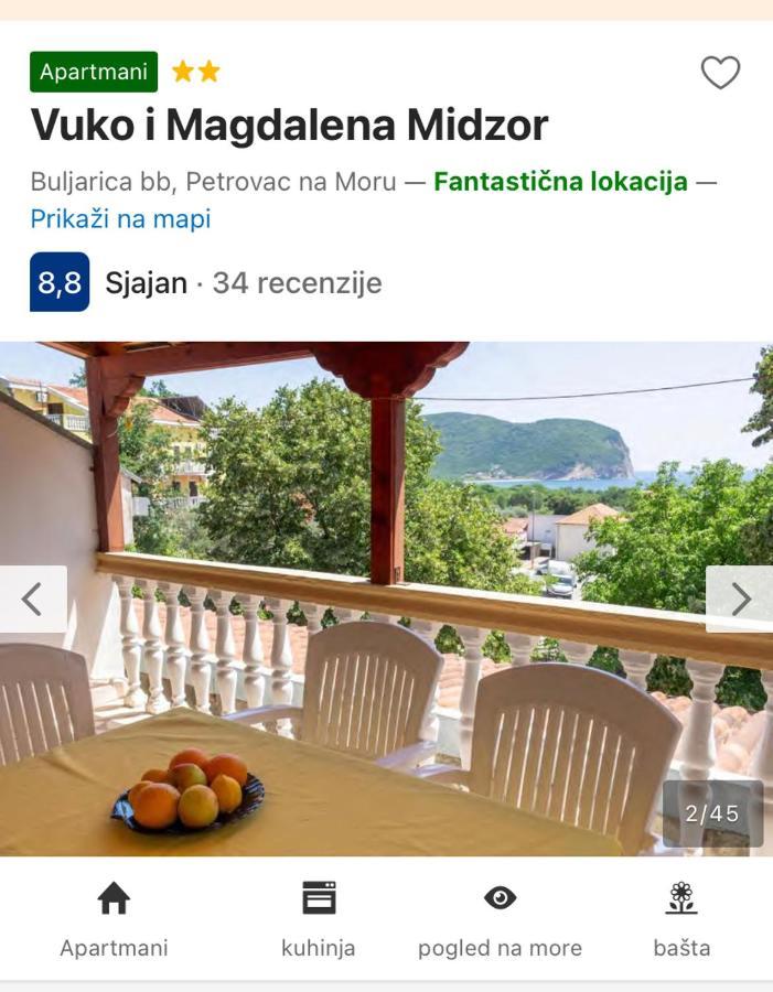 Petrovac Vuko I Magdalena Midzor 아파트 외부 사진